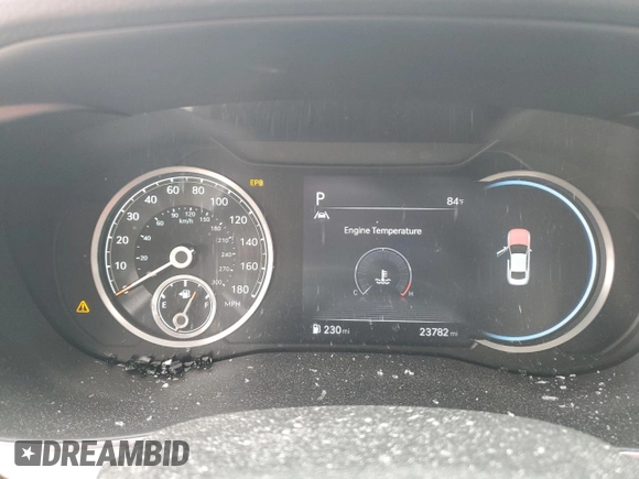 2023 Genesis G70 3.3T with VIN KMTG54TE9PU123542, listed as a Copart auction lot 78830254 with 23,782 mi miles and Salvage Title. Bid and sale history available at DreamBid. Image 9.