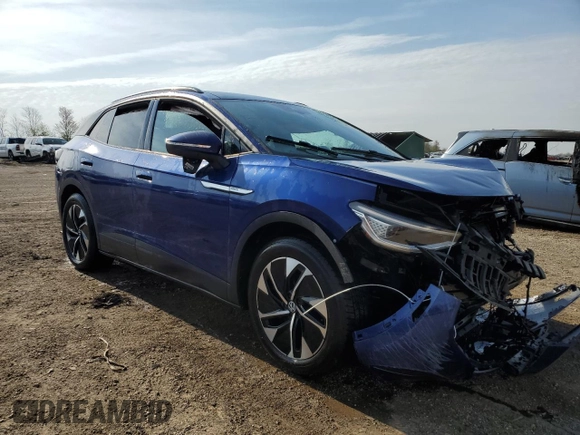 2021 Volkswagen ID.4 Pro S z VIN WVGTMPE25MP028583, wystawiony jako Copart lot #54329775 z przebiegiem Nie podano mil oraz Szkoda całkowita • Salvage title. Historia ofert i sprzedaży dostępna na DreamBid. Obrazek 4.
