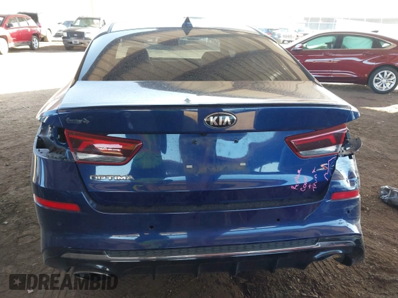 2019 Kia Optima LX with VIN 5XXGT4L39KG319255, listed as a IAAI auction lot 41978345 with 46,229 mi miles and . Bid and sale history available at carsss.com. Image 16.