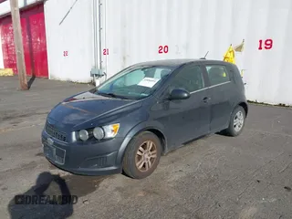 2016 Chevrolet Sonic LT with VIN 1G1JC6SG8G4156954, listed as a IAAI auction lot 41896955 with 142,780 mi miles. Bid and sale history available at carsss.com. Image 2.