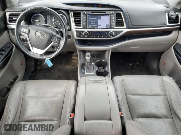 2016 Toyota Highlander Limited with VIN 5TDDKRFH2GS236685, listed as a Copart auction lot 50680295 with 174,537 mi miles and Salvage title. Bid and sale history available at DreamBid. Image 8.