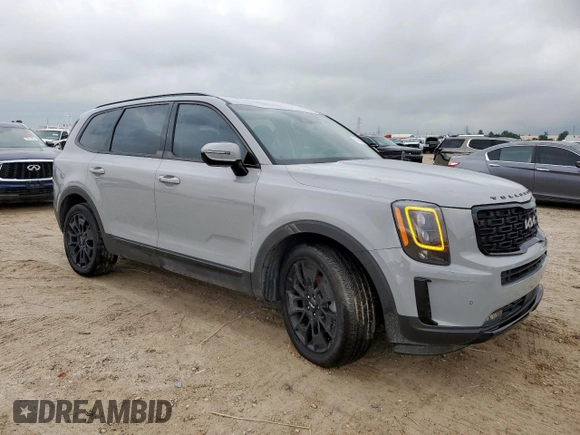 2022 Kia Telluride SX z VIN 5XYP5DHC9NG289323, wystawiony jako Copart lot #59310965 z przebiegiem 50 923 mil mil oraz Szkoda całkowita • Salvage title. Historia ofert i sprzedaży dostępna na DreamBid. Obrazek 4.