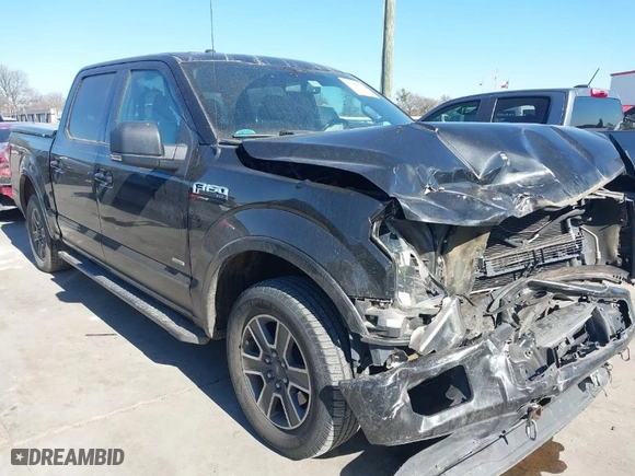 2015 Ford F-150 XL with VIN 1FTEW1CP0FFB57567, listed as a IAAI auction lot 41389808 with 87,170 mi miles. Bid and sale history available at carsss.com. Image 1.
