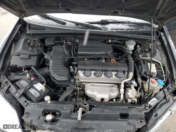 2003 Honda Civic EX with VIN 2HGES26703H545536, listed as a Copart auction lot 46109545 with 116,288 mi miles and Salvage Title. Bid and sale history available at carsss.com. Image 13.