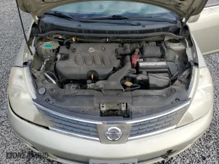 2007 Nissan Versa 1.8 S with VIN 3N1BC11E67L454060, listed as a Copart auction lot 86876104 with 100,485 mi miles and Salvage Title. Bid and sale history available at carsss.com. Image 11.