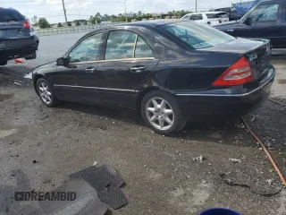 2004 Mercedes-Benz C 240 with VIN WDBRF81J84F554142, listed as a Copart auction lot 51578395 with Not provided miles and Salvage title. Bid and sale history available at DreamBid. Image 2.