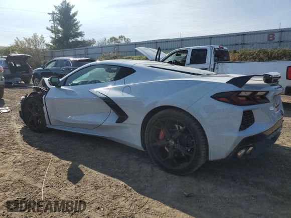 2021 Chevrolet Corvette 2LT with VIN 1G1YB2D48M5119342, listed as a Copart auction lot 76086734 with 4,198 mi miles and Clean Title. Bid and sale history available at carsss.com. Image 2.