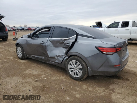 2023 Nissan Sentra S with VIN 3N1AB8BV0PY285971, listed as a Copart auction lot 47606815 with 21,076 mi miles and Salvage Title. Bid and sale history available at DreamBid. Image 2.