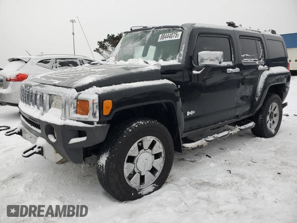 2008 Hummer H3 SUV Alpha with VIN 5GTEN13L188151826, listed as a Copart auction lot 88444075 with 231,473 mi miles and Salvage Title. Bid and sale history available at carsss.com. Image 1.