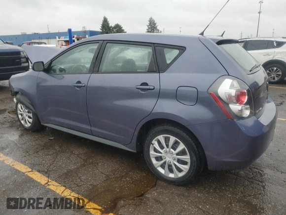2009 Pontiac Vibe 1SA with VIN 5Y2SP67899Z469650, listed as a Copart auction lot 56767665 with 58,563 mi miles and Clean title. Bid and sale history available at DreamBid. Image 2.