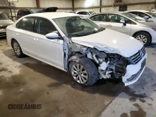 2012 Volkswagen Passat S w/Appearance with VIN 1VWAP7A30CC016829, listed as a Copart auction lot 46309985 with 156,566 mi miles and Salvage Title. Bid and sale history available at carsss.com. Image 4.