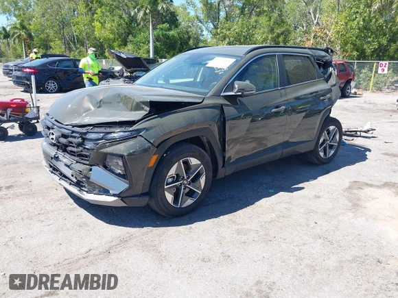 2025 Hyundai Tucson SEL Convenience with VIN 5NMJC3DE6SH460804, listed as a IAAI auction lot 41770219 with 3,847 mi miles. Bid and sale history available at carsss.com. Image 2.