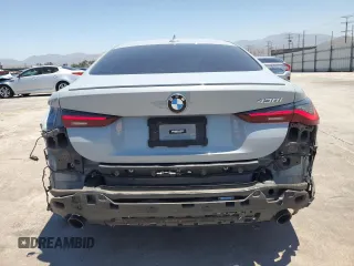 2022 BMW 4 Series 430i with VIN WBA53AP03NCJ59994, listed as a Copart auction lot 63267865 with 33,328 mi miles and Salvage title. Bid and sale history available at DreamBid. Image 6.