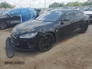 2014 Tesla Model S 60 with VIN 5YJSA1S16EFP50982, listed as a Copart auction lot 54426015 with 76,515 mi miles and Salvage title. Bid and sale history available at DreamBid. Image 1.