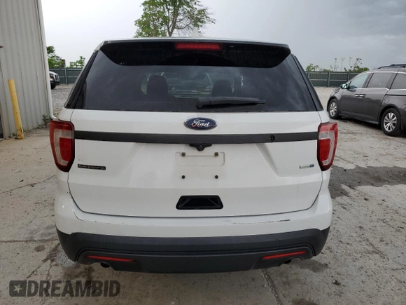 2017 Ford Police Interceptor Utility z VIN 1FM5K8ARXHGC35340, wystawiony jako Copart lot #54692385 z przebiegiem Nie podano mil oraz Szkody całkowita. Historia ofert i sprzedaży dostępna na DreamBid. Obrazek 6.