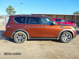 2018 Nissan Armada SL with VIN JN8AY2ND4J9059526, listed as a IAAI auction lot 41187756 with 116,572 mi miles and . Bid and sale history available at DreamBid. Image 14.