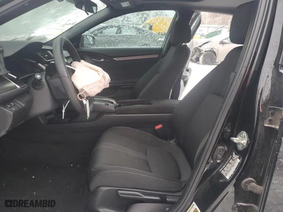 2019 Honda Civic Hatchback EX with VIN SHHFK7H62KU423462, listed as a Copart auction lot 41466855 with 106,132 mi miles and Salvage Title. Bid and sale history available at carsss.com. Image 7.