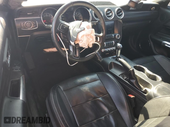 2017 Ford Mustang EcoBoost with VIN 1FA6P8TH9H5345070, listed as a Copart auction lot 52536075 with 83,598 mi miles and Salvage Title. Bid and sale history available at carsss.com. Image 8.