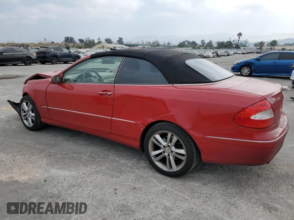 2007 Mercedes-Benz CLK 350 z VIN WDBTK56F07F215254, wystawiony jako Copart lot #58796725 z przebiegiem 191 246 mil mil oraz Szkoda całkowita • Salvage title. Historia ofert i sprzedaży dostępna na DreamBid. Obrazek 2.
