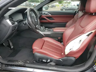 2022 BMW 4 Series 430i xDrive with VIN WBA73AP01NCJ51756, listed as a Copart auction lot 58590465 with Not provided miles and Salvage title. Bid and sale history available at DreamBid. Image 7.
