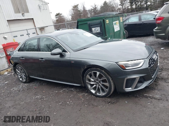 2020 Audi A4 Premium Plus with VIN WAUENAF46LN005005, listed as a IAAI auction lot 41737614 with 52,642 mi miles and . Bid and sale history available at DreamBid. Image 13.