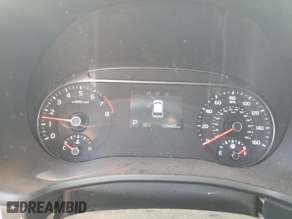 2022 Kia Soul LX with VIN KNDJ23AU8N7157369, listed as a Copart auction lot 48493905 with 104,464 mi miles and Salvage Title. Bid and sale history available at carsss.com. Image 9.