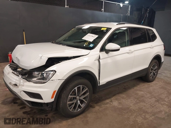 2021 Volkswagen Tiguan S with VIN 3VV0B7AX8MM019835, listed as a IAAI auction lot 41632843 with 35,357 mi miles and . Bid and sale history available at DreamBid. Image 17.