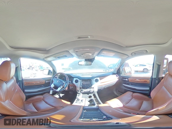 2021 Toyota Tundra Platinum with VIN 5TFAY5F16MX021555, listed as a Copart auction lot 46720185 with 136,112 mi miles and Salvage title. Bid and sale history available at DreamBid. Image 13.