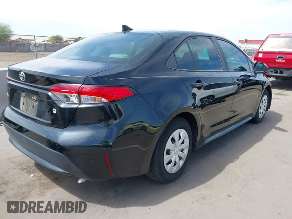 2020 Toyota Corolla L with VIN 5YFDPRAE2LP073568, listed as a IAAI auction lot 41905444 with 14,302 mi miles. Bid and sale history available at carsss.com. Image 4.