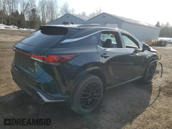 2023 Lexus RX with VIN 2T2BAMCA3PC038402, listed as a Copart auction lot 48854845 with 18,247 mi miles and Clean Title. Bid and sale history available at carsss.com. Image 3.