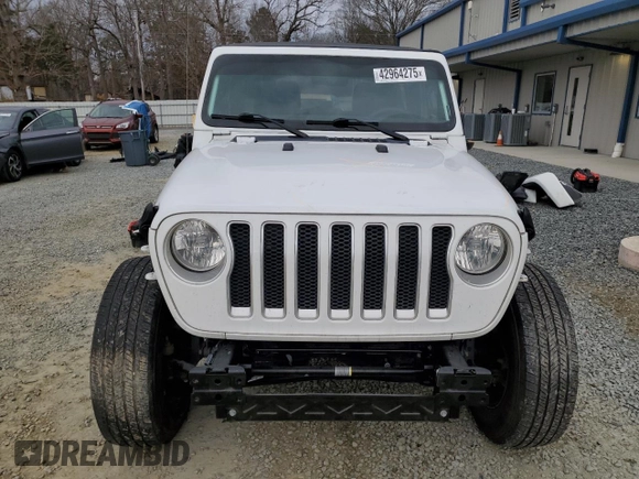 2023 Jeep Wrangler Sahara with VIN 1C4HJXEN1PW598815, listed as a Copart auction lot 42964275 with 29,458 mi miles and Salvage Title. Bid and sale history available at carsss.com. Image 5.