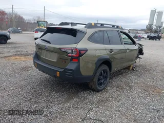 2025 Subaru Outback Wilderness with VIN 4S4BTGUD6S3162444, listed as a IAAI auction lot 41863679 with 8,854 mi miles. Bid and sale history available at carsss.com. Image 4.
