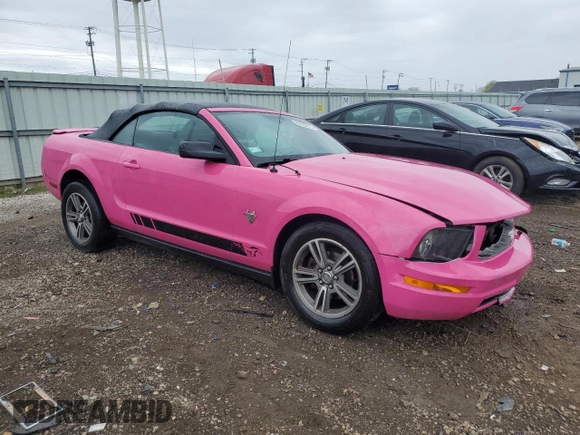 2009 Ford Mustang with VIN 1ZVHT84N595116922, listed as a Copart auction lot 55129515 with 180,469 mi miles and Salvage title. Bid and sale history available at DreamBid. Image 4.