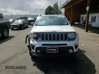 2020 Jeep Renegade Limited with VIN ZACNJBD12LPM02664, listed as a Copart auction lot 55297675 with 58,957 mi miles and Salvage title. Bid and sale history available at DreamBid. Image 13.