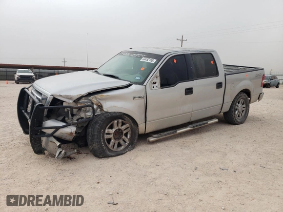 2008 Ford F-150 XL with VIN 1FTRW14W18KD46164, listed as a Copart auction lot 44452185 with 232,787 mi miles and Salvage Title. Bid and sale history available at carsss.com. Image 1.