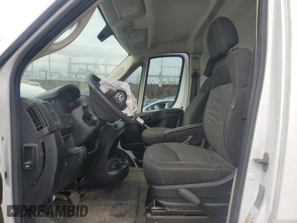 2017 Ram ProMaster Cargo with VIN 3C6TRVDG5HE550263, listed as a Copart auction lot 47997125 with 54,731 mi miles and Salvage Title. Bid and sale history available at carsss.com. Image 7.