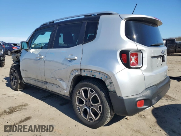 2016 Jeep Renegade Limited with VIN ZACCJADT6GPD12736, listed as a Copart auction lot 46656045 with 179,248 mi miles and Salvage Title. Bid and sale history available at DreamBid. Image 2.
