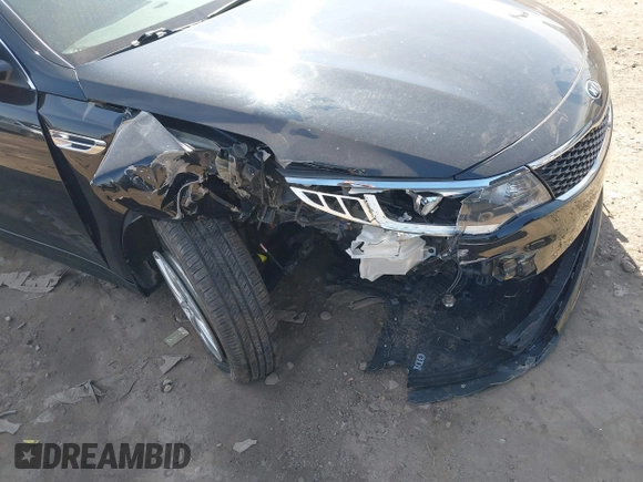 2018 Kia Optima LX with VIN 5XXGT4L32JG249287, listed as a IAAI auction lot 41701434 with 92,390 mi miles and . Bid and sale history available at DreamBid. Image 6.