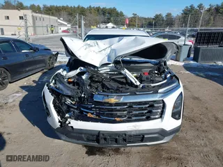 2025 Chevrolet Equinox FWD LT with VIN 3GNAXHEG8SL116399, listed as a IAAI auction lot 41305135 with 6,761 mi miles. Bid and sale history available at carsss.com. Image 12.