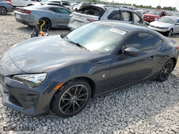 2017 Toyota 86 with VIN JF1ZNAA13H8701852, listed as a Copart auction lot 67175354 with 95,730 mi miles and Salvage Title. Bid and sale history available at carsss.com. Image 1.