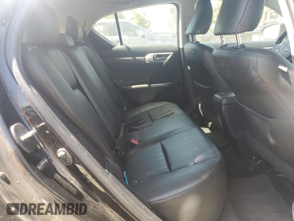2012 Lexus CT 200h with VIN JTHKD5BH9C2090060, listed as a Copart auction lot 65130135 with Not provided miles and Clean title. Bid and sale history available at DreamBid. Image 10.