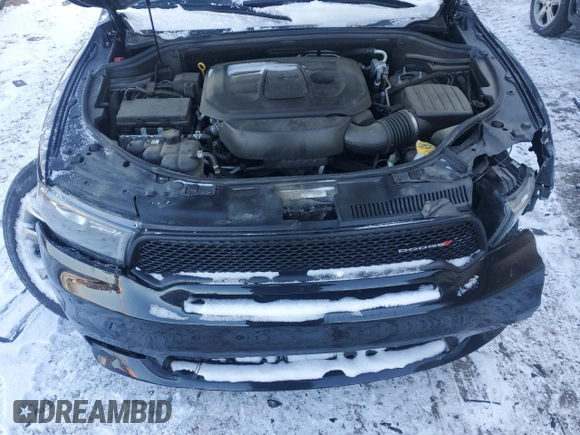 2019 Dodge Durango GT Plus with VIN 1C4RDJDG5KC722543, listed as a Copart auction lot 41857875 with 115,133 mi miles and Salvage Title. Bid and sale history available at carsss.com. Image 12.