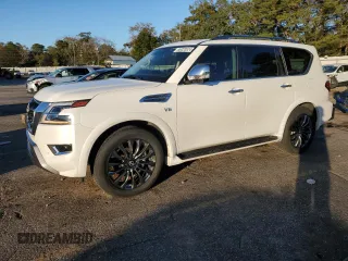 2022 Nissan Armada Platinum with VIN JN8AY2DA1N9391453, listed as a Copart auction lot 86320024 with 52,793 mi miles and Salvage Title. Bid and sale history available at DreamBid. Image 1.
