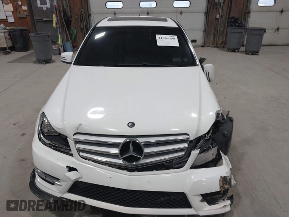 2013 Mercedes-Benz C-Class C 300 Sport with VIN WDDGF8AB7DA833263, listed as a IAAI auction lot 41904490 with 133,746 mi miles. Bid and sale history available at carsss.com. Image 12.