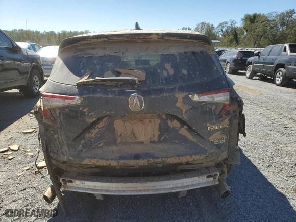 2020 Acura RDX w/Technology Pkg with VIN 5J8TC2H50LL006451, listed as a Copart auction lot 75296694 with 0 mi miles and Non Repairable. Bid and sale history available at carsss.com. Image 6.
