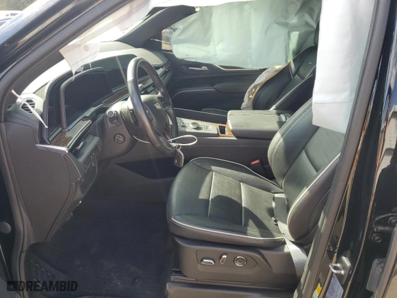 2021 Cadillac Escalade Premium Luxury with VIN 1GYS4BKL9MR368012, listed as a Copart auction lot 76289024 with 45,889 mi miles and Salvage Title. Bid and sale history available at carsss.com. Image 7.