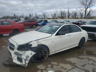 2017 Mercedes-Benz E-Class AMG E 43 with VIN WDDZF6EB6HA176940, listed as a Copart auction lot 78618414 with 45,558 mi miles and Salvage Title. Bid and sale history available at carsss.com. Image 1.