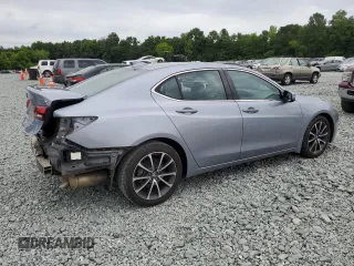 2015 Acura TLX Technology with VIN 19UUB2F56FA018047, listed as a Copart auction lot 60394865 with 204,277 mi miles and Salvage title. Bid and sale history available at DreamBid. Image 3.