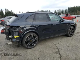 2021 Porsche Cayenne E-Hybrid with VIN WP1AE2AYXMDA25040, listed as a Copart auction lot 47036355 with 63,165 mi miles and Salvage title. Bid and sale history available at DreamBid. Image 3.