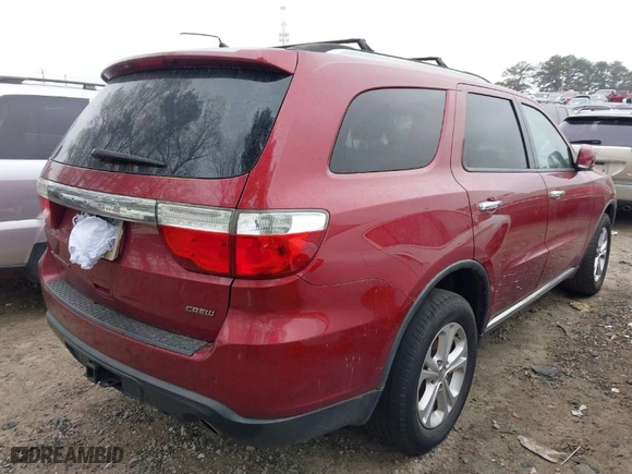 2013 Dodge Durango Crew with VIN 1C4RDHDG8DC651222, listed as a IAAI auction lot 41868690 with 208,764 mi miles. Bid and sale history available at carsss.com. Image 4.
